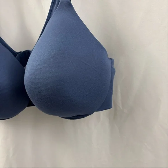 Cacique Back Smoother Lightly Lined Full Coverage Bra 42DD Blue - Picture 4 of 11
